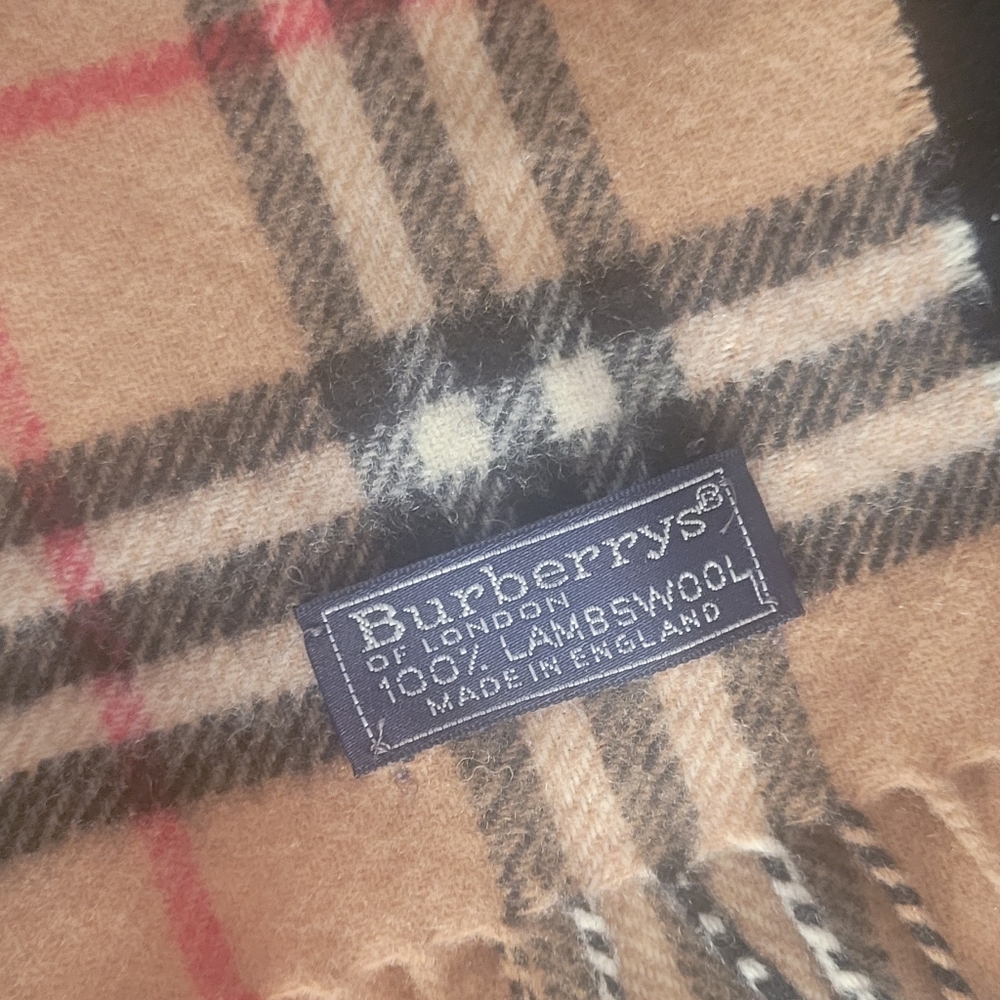 Burberrys Plaid Wool Scarf